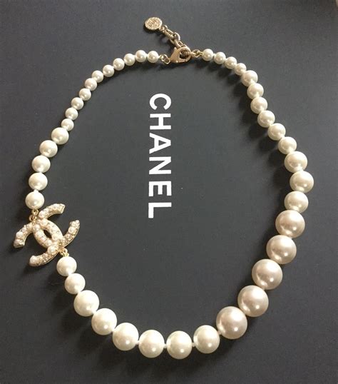 chanel necklaces cheap|chanel pearl necklace price list.